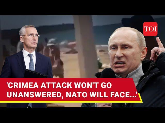 'NATO Will Pay...': Putin Roars As American ATACMS Missiles Kill Russians On Crimea Beach