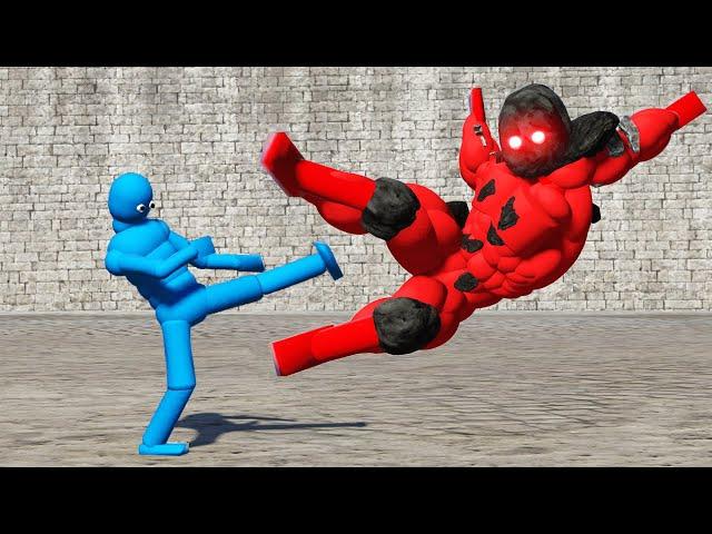 Making NPCs Fight (with active ragdoll physics)