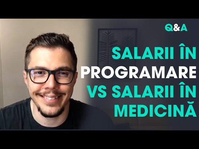 Salarii în domeniul medical vs salarii în programare