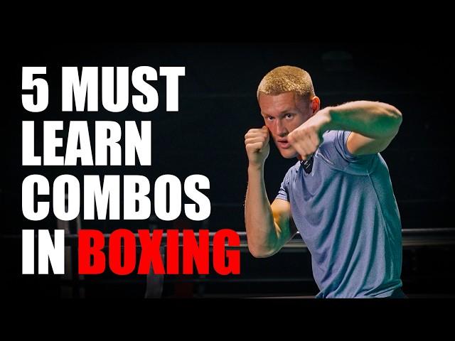 5 Combos Every Beginner Boxer NEEDS to learn (with or without a heavy bag)