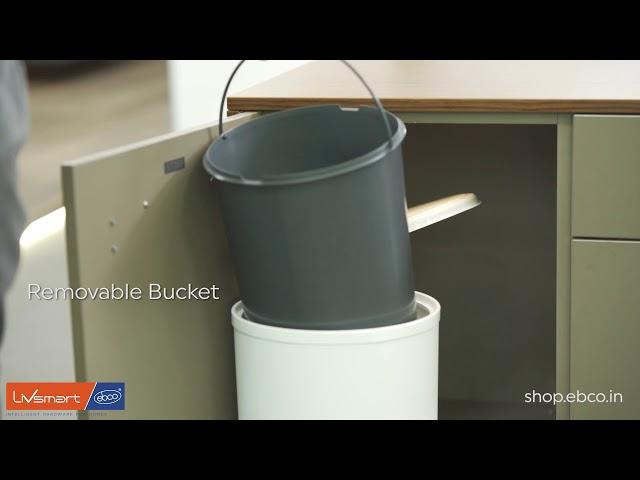 Swing Out Waste Bin for Convenient Usage