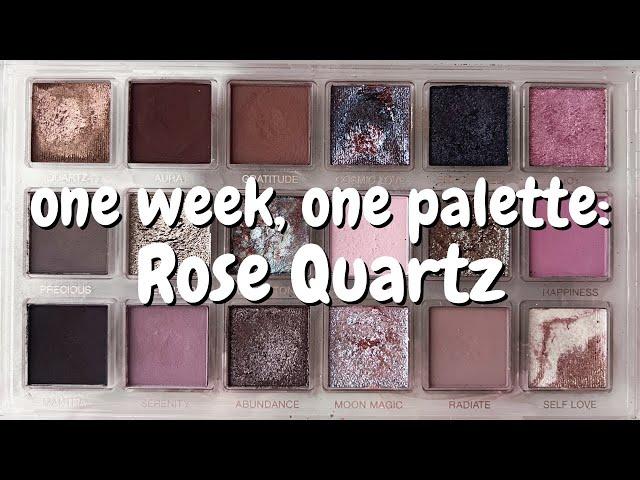 ONE WEEK, ONE PALETTE | Huda Beauty Rose Quartz 