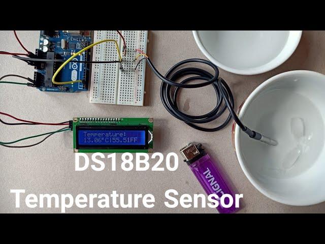 DS18B20 Temperature Sensor with Arduino Uno