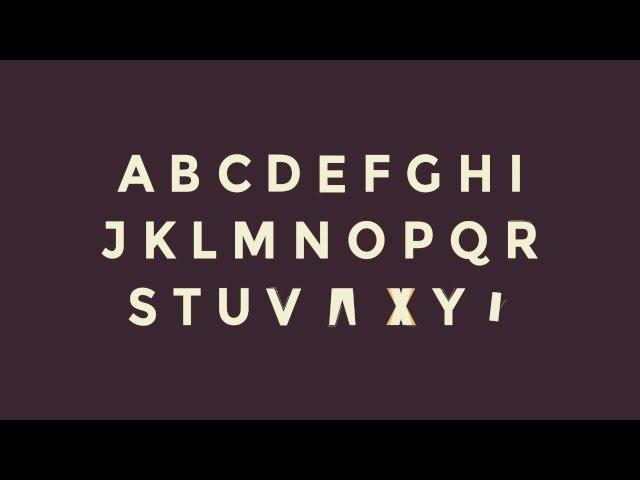 Montserrat Animated Typeface