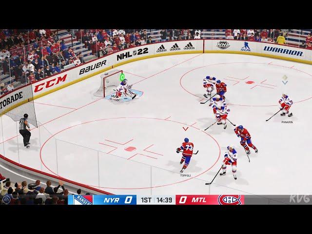 NHL 22 - New York Rangers vs Montreal Canadiens - Gameplay (PS5 UHD) [4K60FPS]