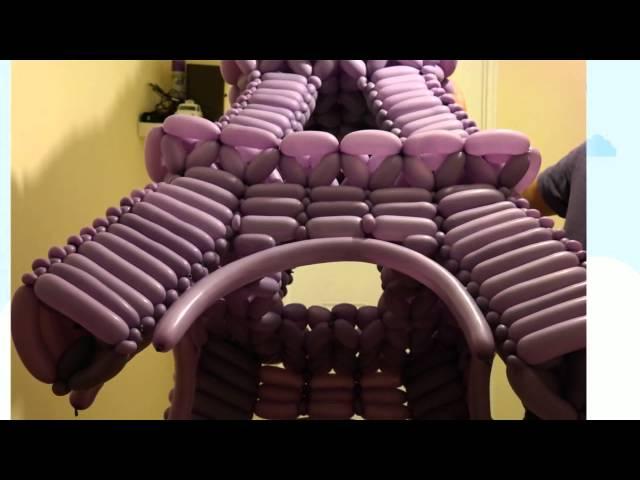 요술풍선아트 에펠타워 연습  Magic Balloon Eiffel tower