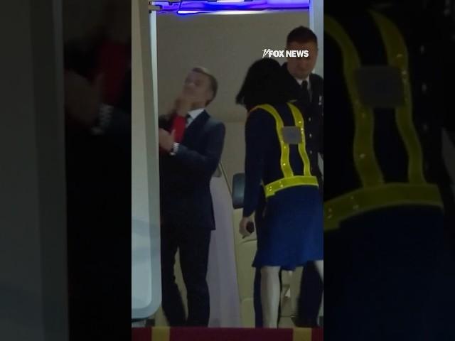 French first lady shoves President Macron in the face #news #world #shorts #viralvideo #politics