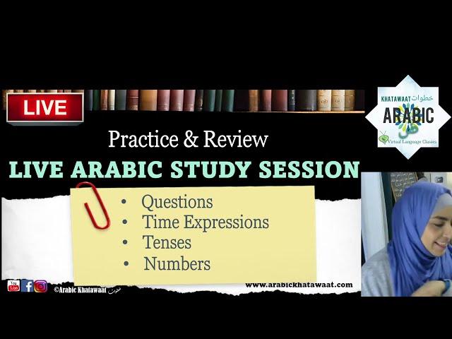 Arabic Questions-LESSON 2- Time in EXPRESSIONS in Arabic & Tenses, Verb Conjugation|Arabic Negation