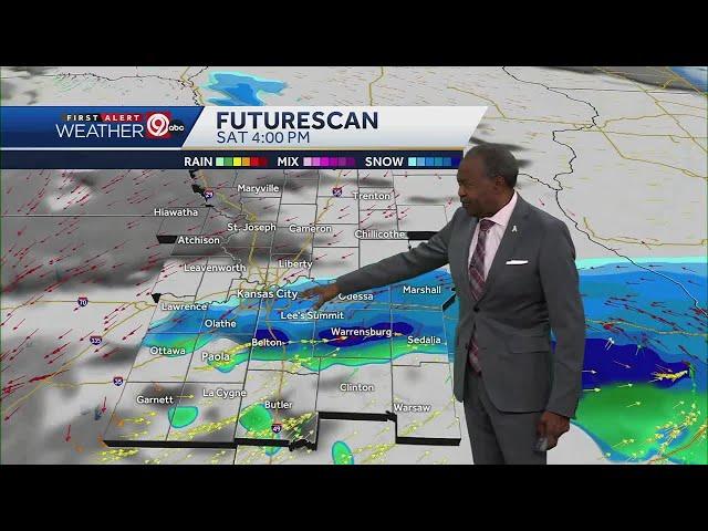 Kansas City weather: First measurable snow possible Saturday