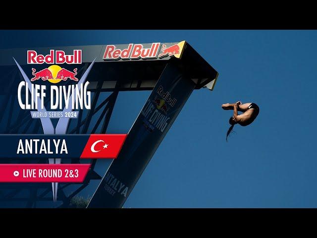 Diving of the Cliffs in Antalya, TUR | ROUND 2+3 | Red Bull Cliff Diving World Series 2024