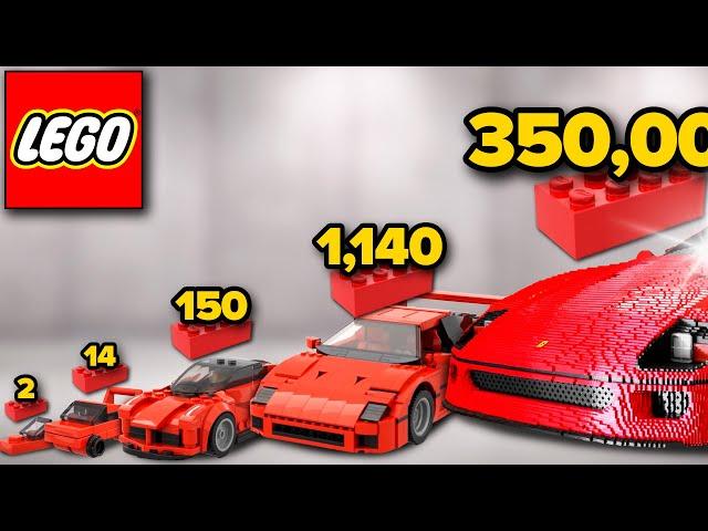 LEGO Ferrari in Different Scales | Comparison