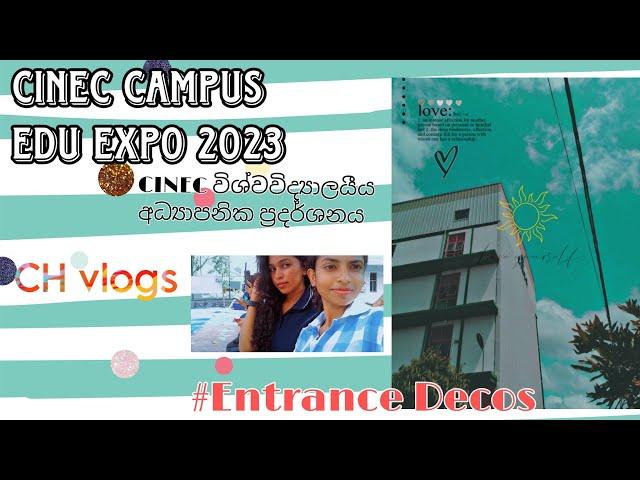 Education Exhibition CINEC Campus Vlog 2