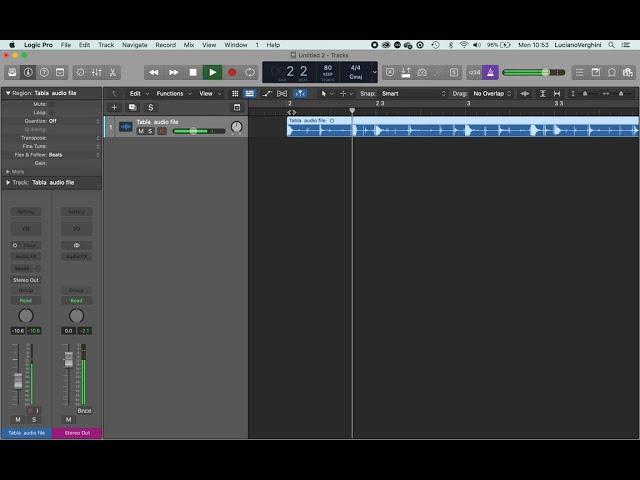 How to Make the Sample Tempo Match the Project Tempo in Logic Pro X