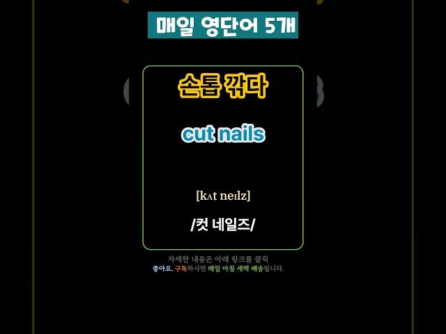 기초 영어 단어 마스터하기! 144 | 기초단어 | 기초영어단어