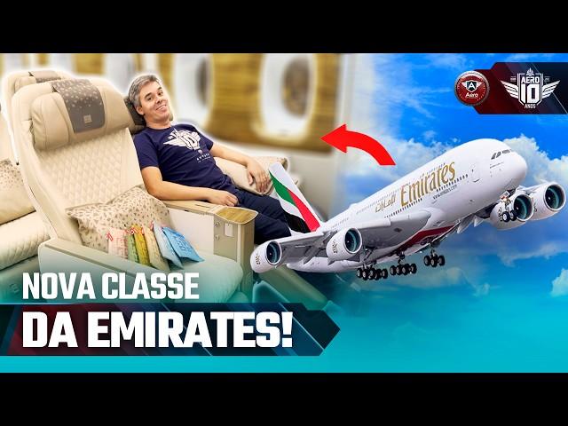 O A380 da EMIRATES com nova classe