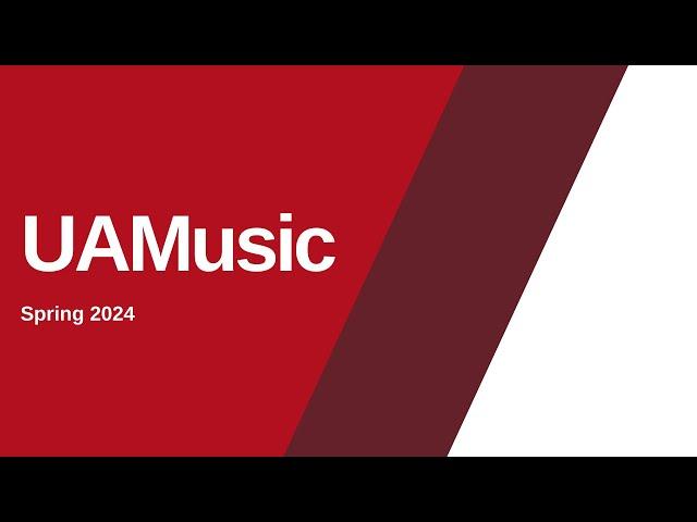 UAMusic  |  4:00 and 5:00 Concert Bands  |  Spring 2024