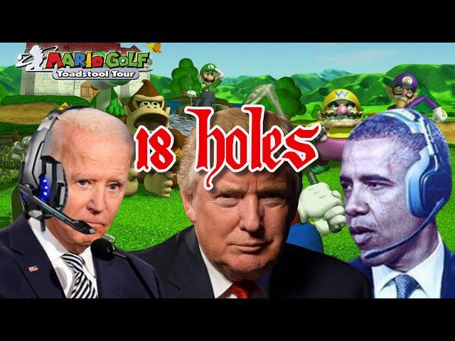 The Presidents Play Mario Golf Toadstool Tour (18 Holes)