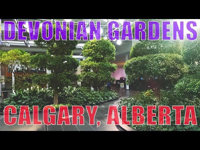 Devonian Gardens Tour, Calgary Alberta