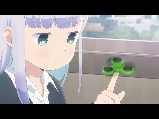 Aharen addicted to fidget spinner | Aharen-san wa Hakarenai Episode 4