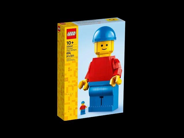 LEGO 40649 Up-scaled LEGO Minifigure unboxing & speed build