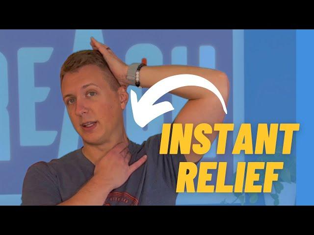 How to relieve neck pain and tension in SECONDS!