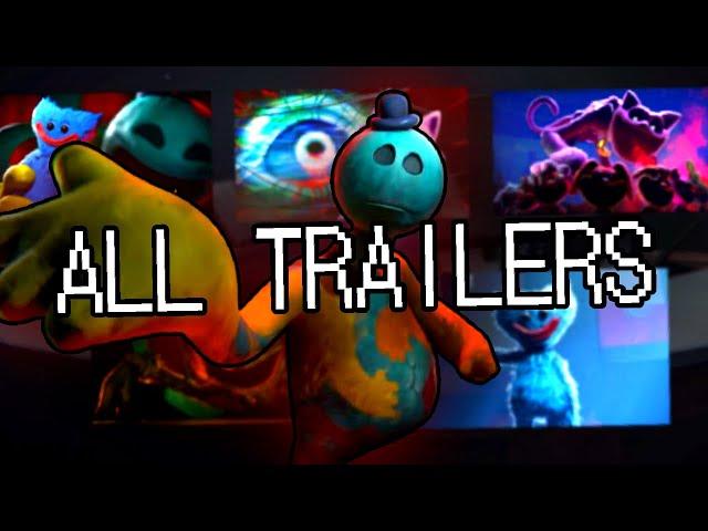 Poppy Playtime - ALL TRAILERS: Chapter 1, 2, 3, 4 - Official Game Trailer