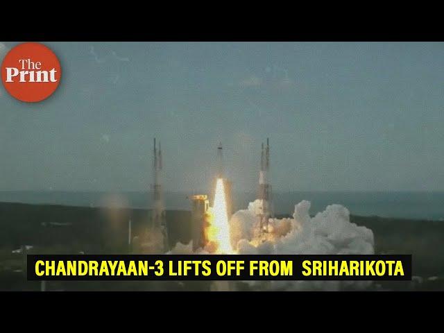 Watch: ISRO launches Chandrayaan-3 from Satish Dhawan Space Centre in Sriharikota