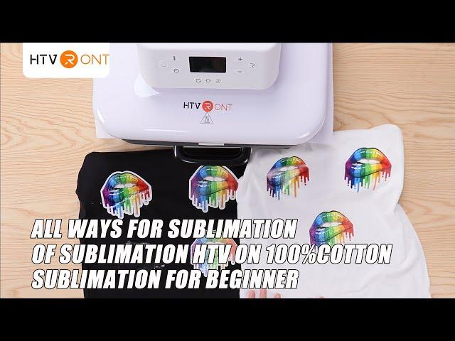 How to sublimation on dark t-shirt-Sublimation on  dark cotton