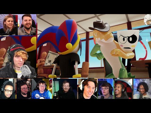 THE AMAZING DIGITAL CIRCUS - Ep 4: Fast Food Masquerade [REACTION MASH-UP]#2395