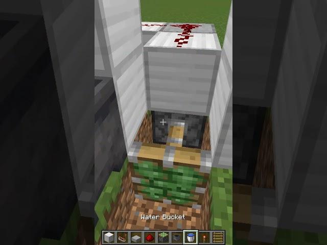 MINECRAFT | HOW TO MAKE SECRET ENTRANCE | Gaming Corner #gaming #buildhacks #shorts #minecraftshorts