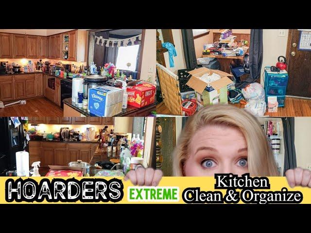 HOARDER!!! KITCHEN CLEANING & ORGANIZATION | CLEAN WITH ME | SAHM MOTIVATION | LIVING WITH CAMBRIEA