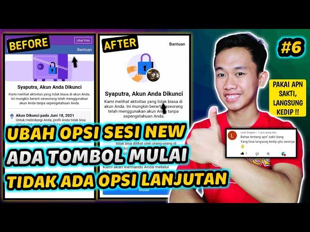 Ubah opsi sesi new - mengatasi fb terkunci sesi baru 2021