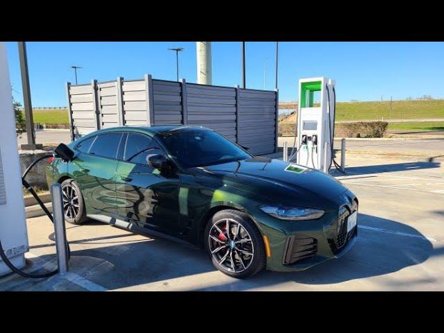 Charging i4 M50 at Electrify America with myBMW app