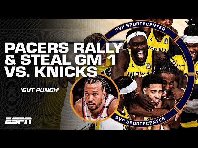GAME 1 REACTION: Pacers' win is a 'GUT PUNCH' to the Knicks - Tim Legler | SportsCenter