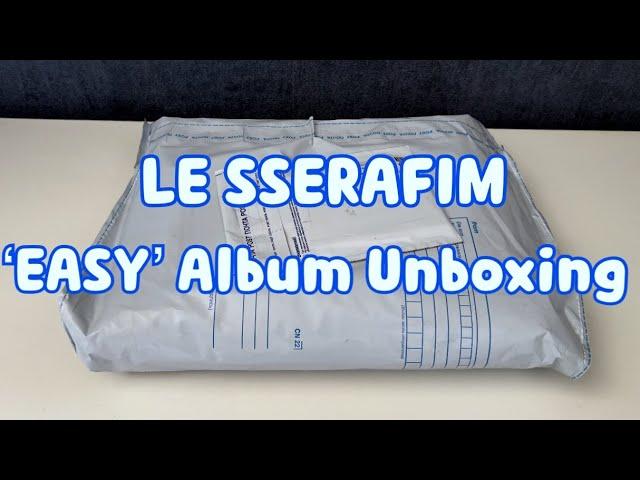 ⋆୨୧⋆LE SSERAFIM 'EASY' | Распаковка альбома и карт Юнджин | UNBOXING ⋆｡˚