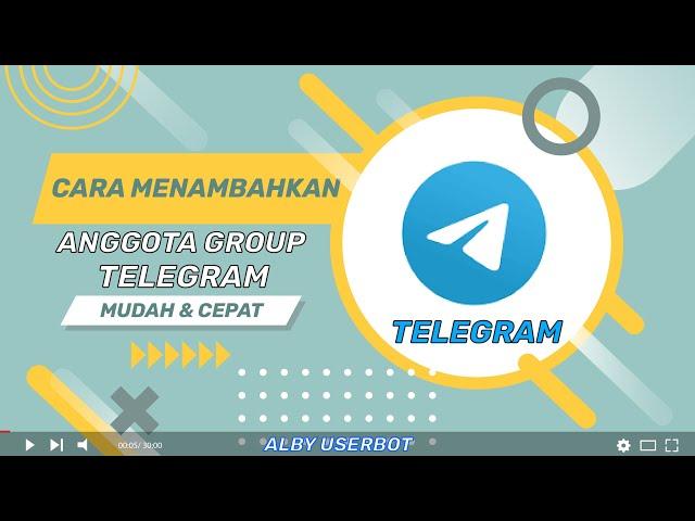 CARA MENAMBAH ANGGOTA GROUP TELEGRAM MUDAH DAN CEPAT | ADD MEMBER GROUP TELEGRAM ‼️