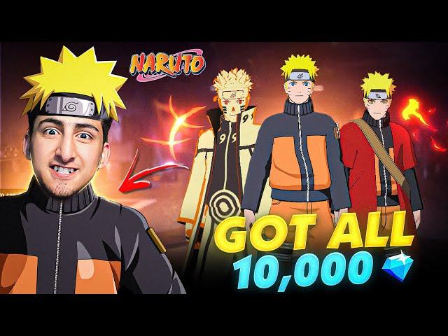 I Got All Naruto BundlesIn 10,000Diamonds[A_s Gaming] - Free Fire Max