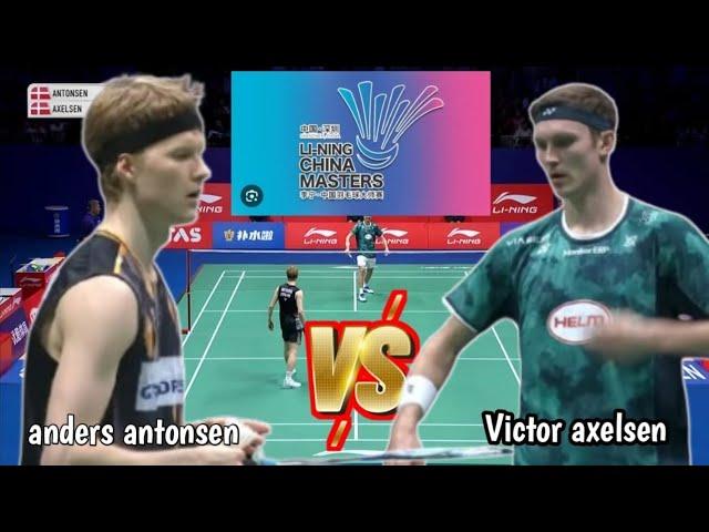 ANDERS ANTONSEN [DEN] VS VICTOR AXELSEN [DEN] | SEMIFINAL CHINA MASTERS 2024