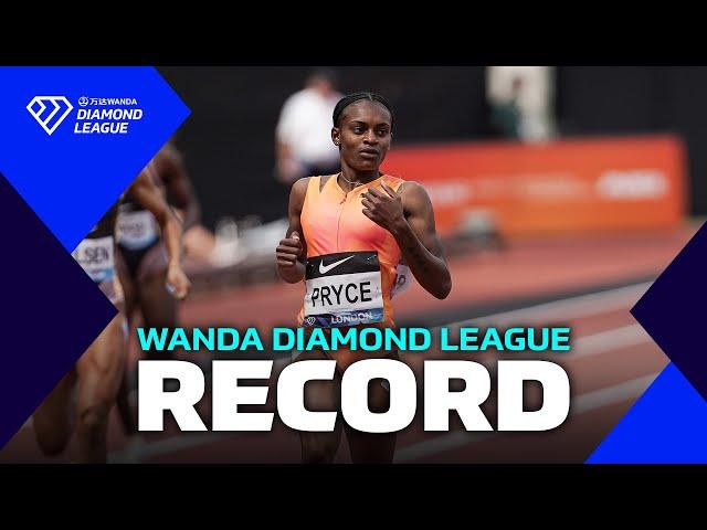 Jamaica's Nickisha Pryce breaks 400m Diamond League RECORD in London - Wanda Diamond League 2024