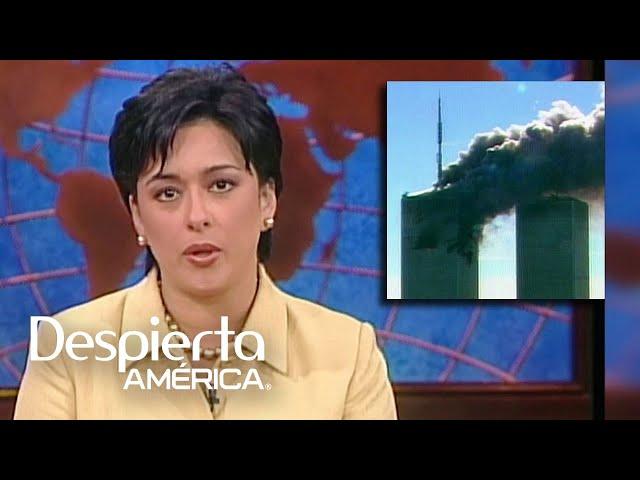 "Un avión se estrelló": así reportaba Neida Sandoval la noticia del atentado del 9/11
