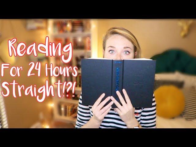 READING FOR 24 HOURS STRAIGHT?! Read-a-thon Vlog!