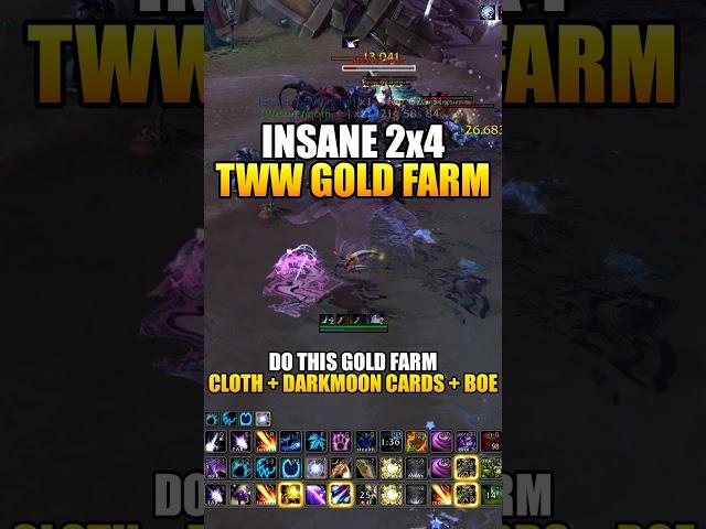 Insane TWW Gold Farming Spot #worldofwarcraft #wowgoldfarm #thewarwithin