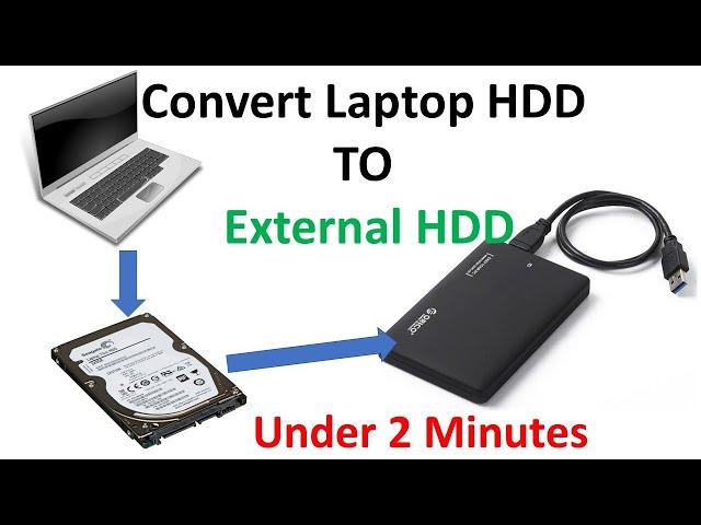 How to make Laptop Hard disk into External Hard disk Drive Easy | Convert laptop HDD To External HDD