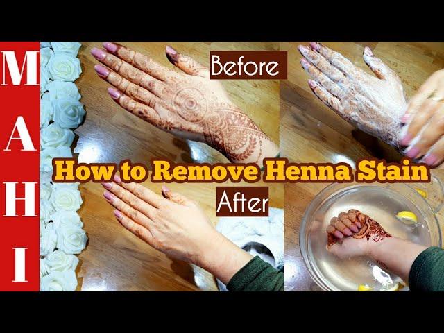 How to Remove Henna/ Mehndi Stain from Skin | Simple and Safe Ways to Remove Mehndi Stain