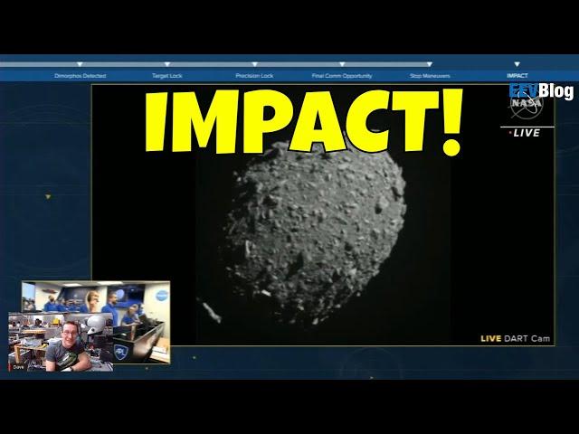 NASA DART Didymos Asteroid Impact Mission LIVE REACTION