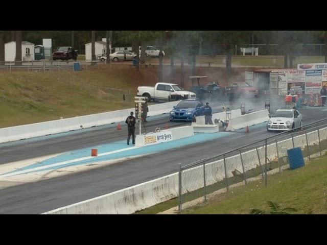 Chris makes a pass at the CG8CC Winter Track Day