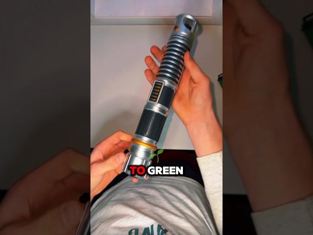 This is the most realistic lightsaber!#lightsaber #disneyland #cool #starwars #fyp