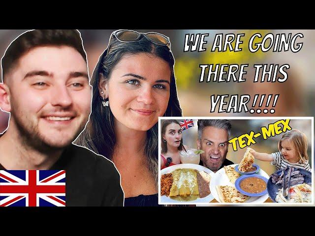 British Couple Reacts to Brits Try [TEX MEX] For The First Time!