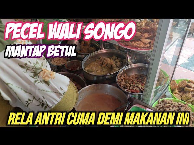 Nasi Pecel Wali Songo Jember Yang Tak Pernah Sepi Pembeli - Antriannya Full Sampai Ke Jalan Raya