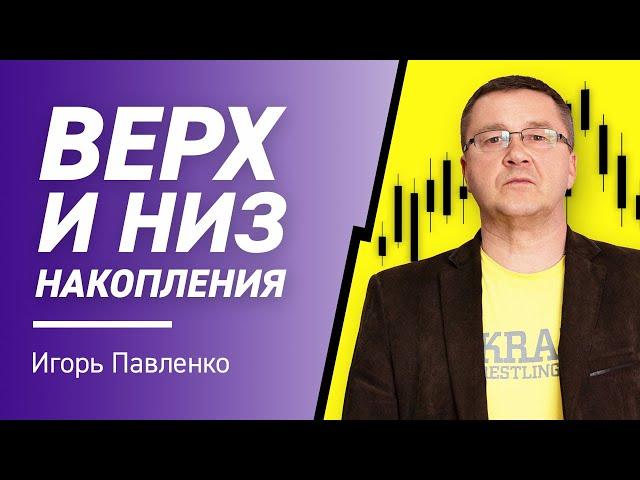 Как определить верх и низ накопления | Трейдинг с нуля, обучение трейдингу